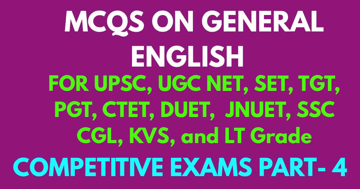 General English MCQs, tenses, voice, narration, tgt mcqs, PGT MCQS, UGC net