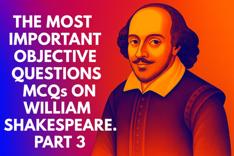 Advanced Shakespeare questions, Shakespeare characters quiz, TGT English preparation, PGT English exam MCQs, Forest of Arden, King Lear questions, Shakespearean sources, English literature final revision, Tales from Shakespeare